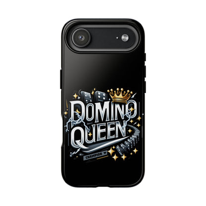 Domino Queen iPhone Tough Case - Dominoes Vibes Phone Case- Women Domino Players