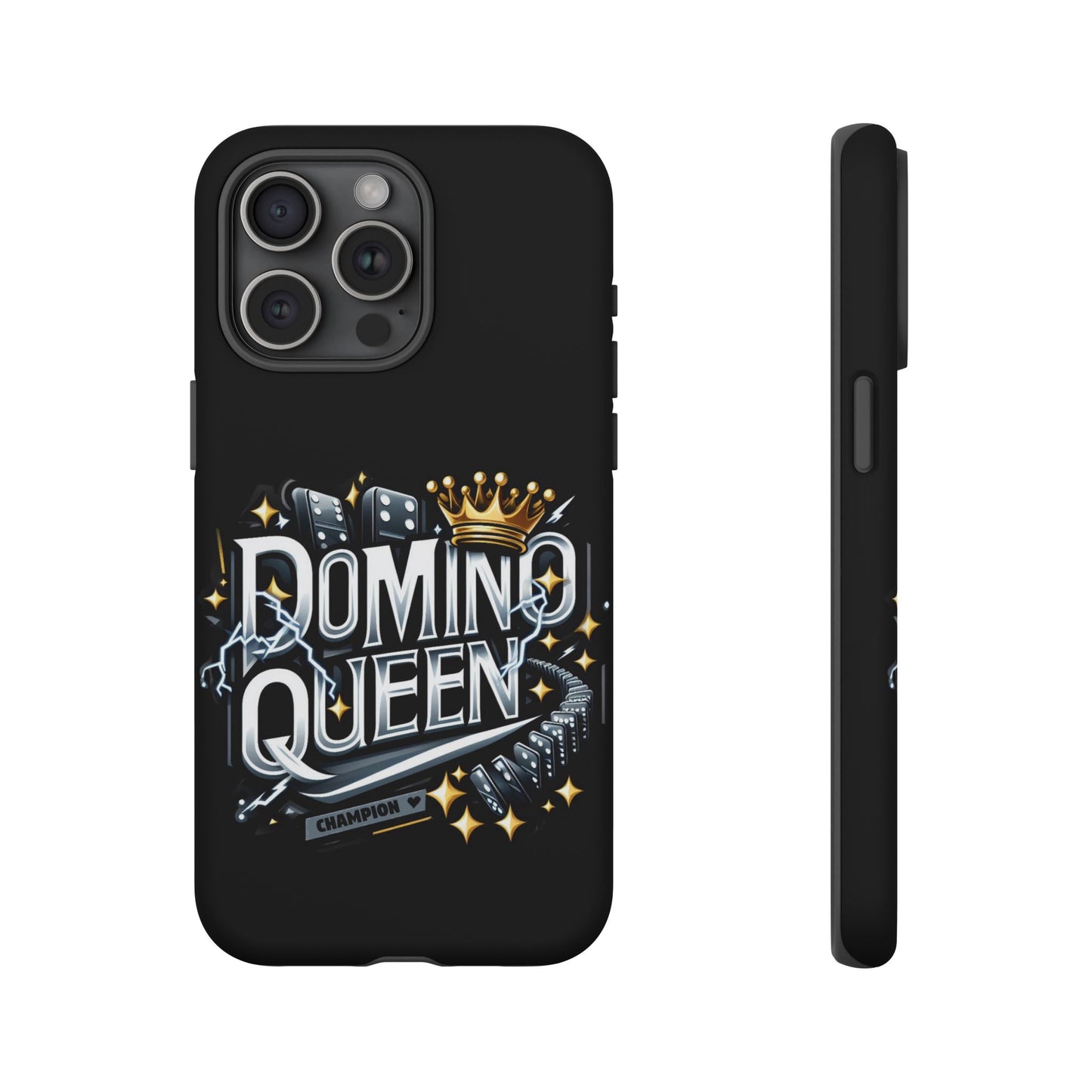 Domino Queen iPhone Tough Case - Dominoes Vibes Phone Case- Women Domino Players