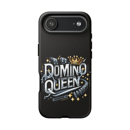 Domino Queen iPhone Tough Case - Dominoes Vibes Phone Case- Women Domino Players