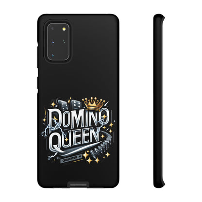 Domino Queen Tough Case For Samsung Galaxy - Dominoes Vibes Phone Case- Women Domino Players