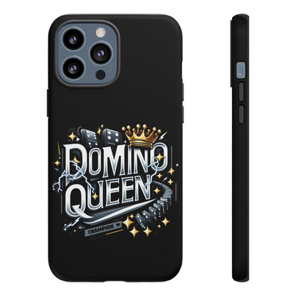 Domino Queen iPhone Tough Case - Dominoes Vibes Phone Case- Women Domino Players