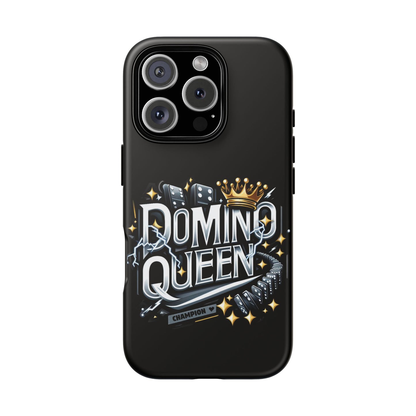 Domino Queen iPhone Tough Case - Dominoes Vibes Phone Case- Women Domino Players