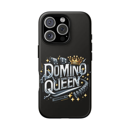 Domino Queen iPhone Tough Case - Dominoes Vibes Phone Case- Women Domino Players