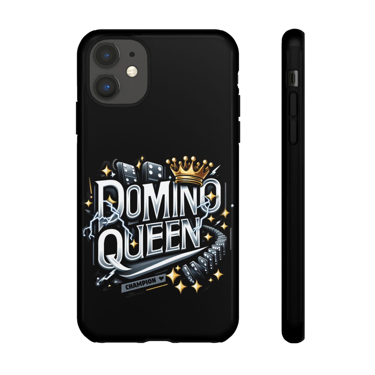 Domino Queen iPhone Tough Case - Dominoes Vibes Phone Case- Women Domino Players