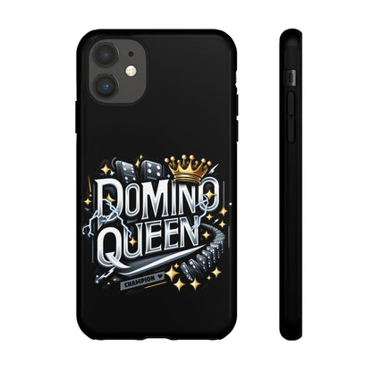 Domino Queen iPhone Tough Case - Dominoes Vibes Phone Case- Women Domino Players