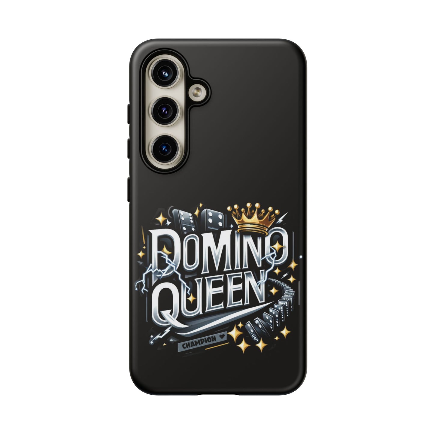Domino Queen Tough Case For Samsung Galaxy - Dominoes Vibes Phone Case- Women Domino Players
