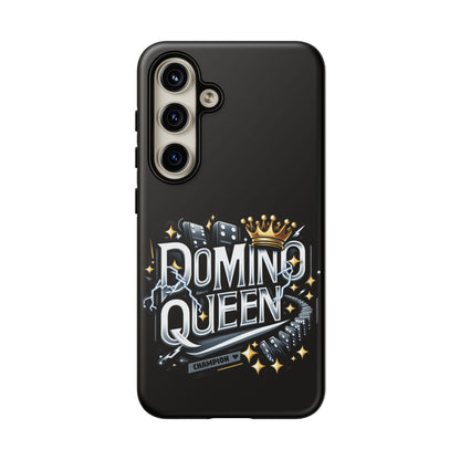 Domino Queen Tough Case For Samsung Galaxy - Dominoes Vibes Phone Case- Women Domino Players