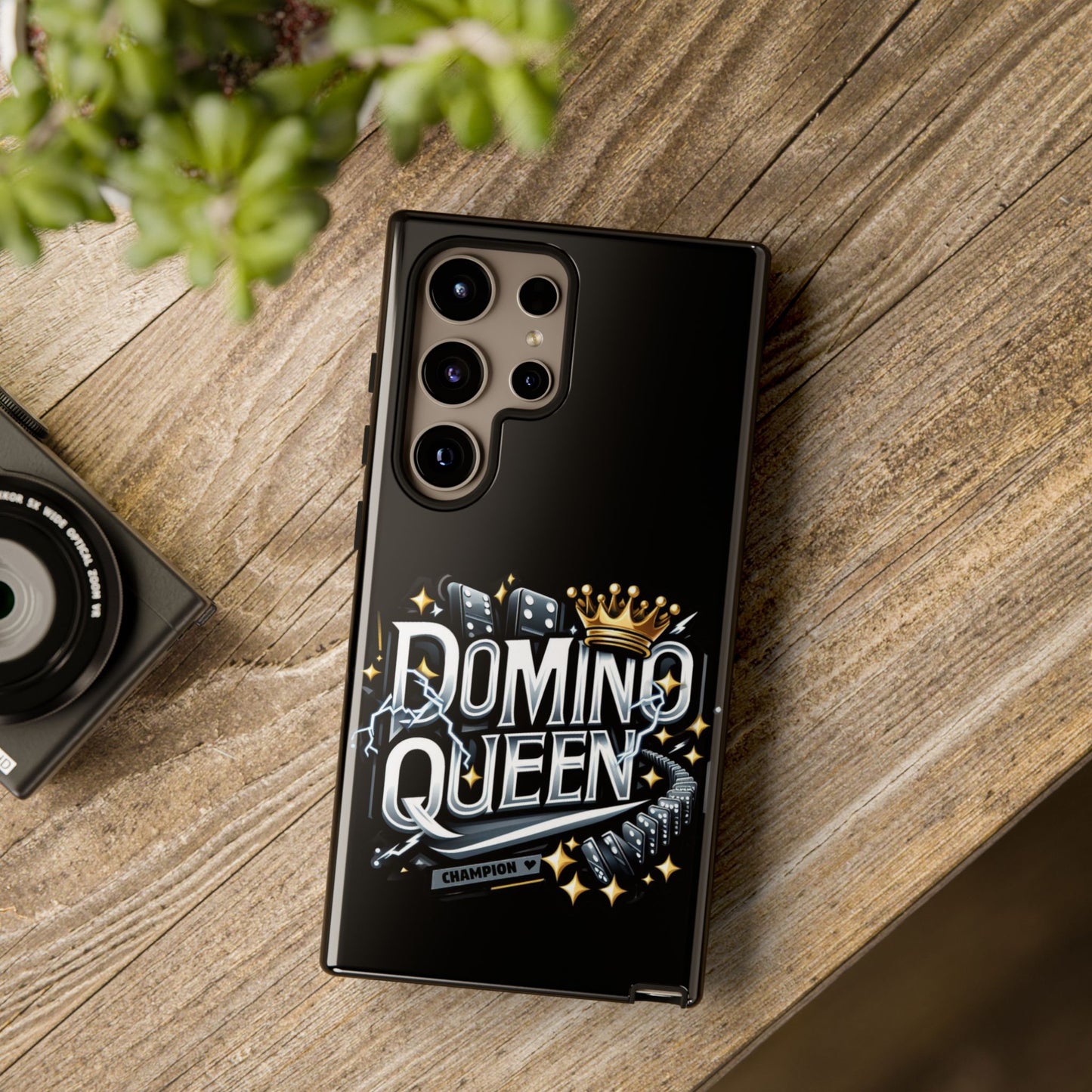 Domino Queen Tough Case For Samsung Galaxy - Dominoes Vibes Phone Case- Women Domino Players