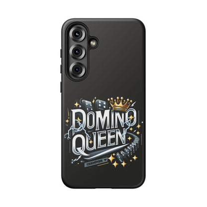 Domino Queen Tough Case For Samsung Galaxy - Dominoes Vibes Phone Case- Women Domino Players
