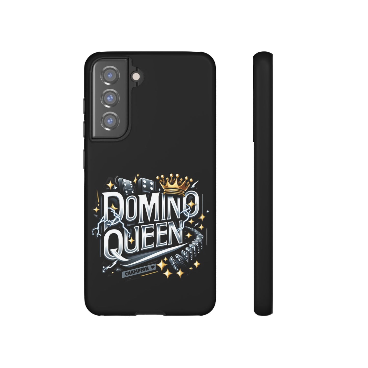 Domino Queen Tough Case For Samsung Galaxy - Dominoes Vibes Phone Case- Women Domino Players