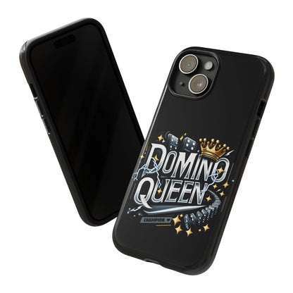 Domino Queen iPhone Tough Case - Dominoes Vibes Phone Case- Women Domino Players