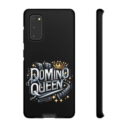 Domino Queen Tough Case For Samsung Galaxy - Dominoes Vibes Phone Case- Women Domino Players