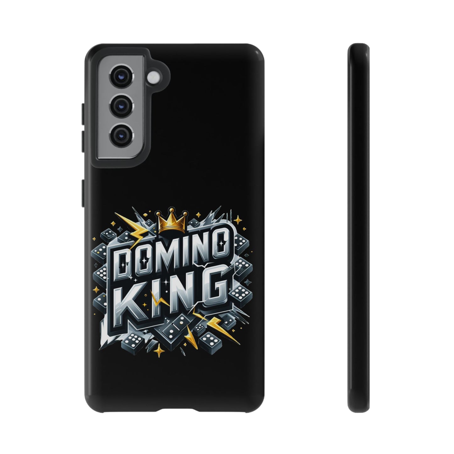 Domino King Tough Case For Samsung Galaxy - Dominoes Vibes Phone Case- Domino Players