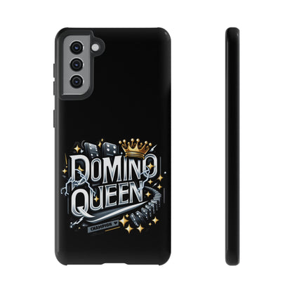 Domino Queen Tough Case For Samsung Galaxy - Dominoes Vibes Phone Case- Women Domino Players