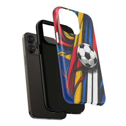 Tough Magnetic Case For iPhone Fun Soccer Ball Pattern Design for Soccer Lovers