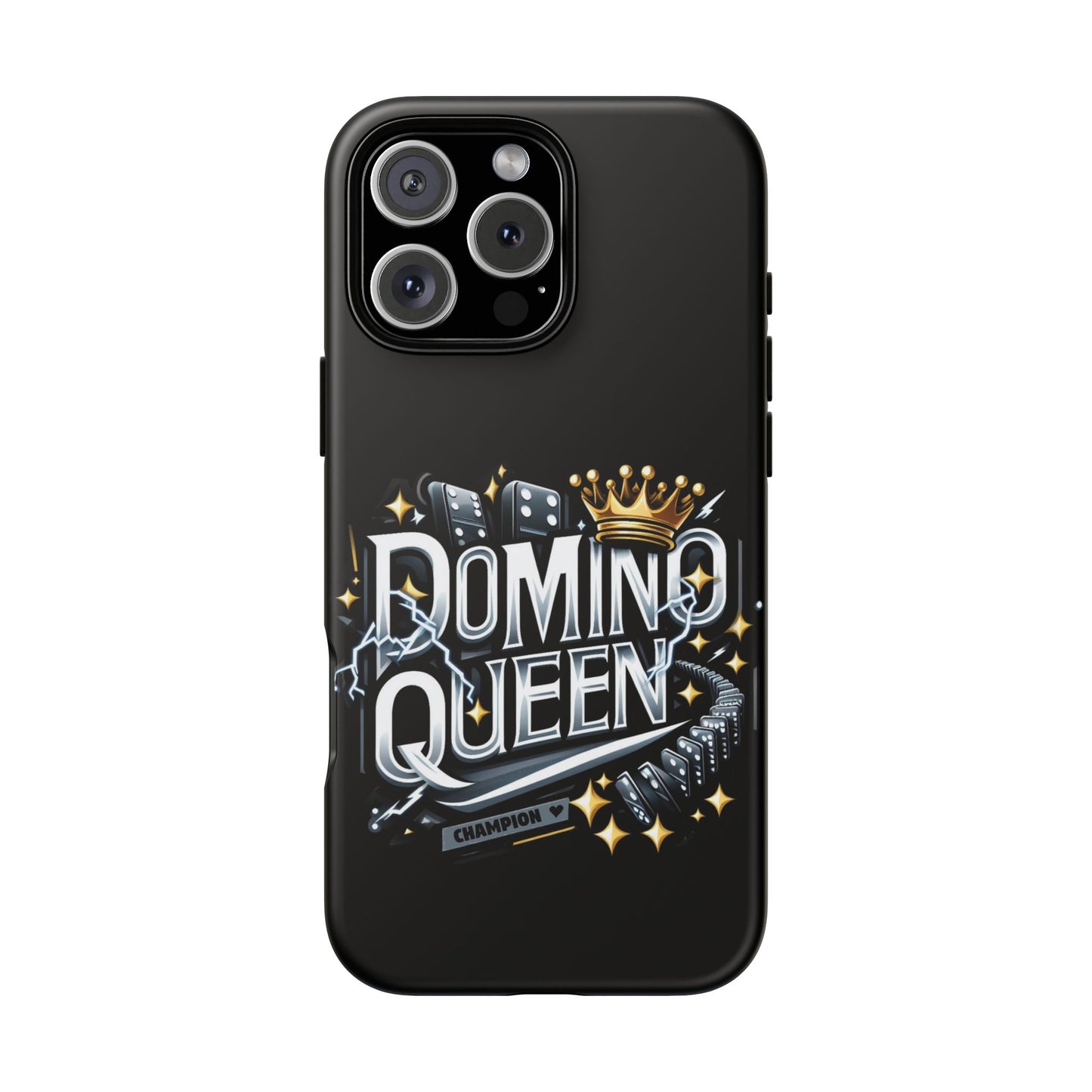 Domino Queen iPhone Tough Case - Dominoes Vibes Phone Case- Women Domino Players
