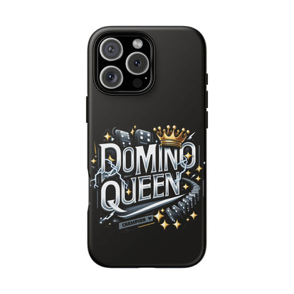 Domino Queen iPhone Tough Case - Dominoes Vibes Phone Case- Women Domino Players