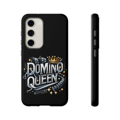 Domino Queen Tough Case For Samsung Galaxy - Dominoes Vibes Phone Case- Women Domino Players