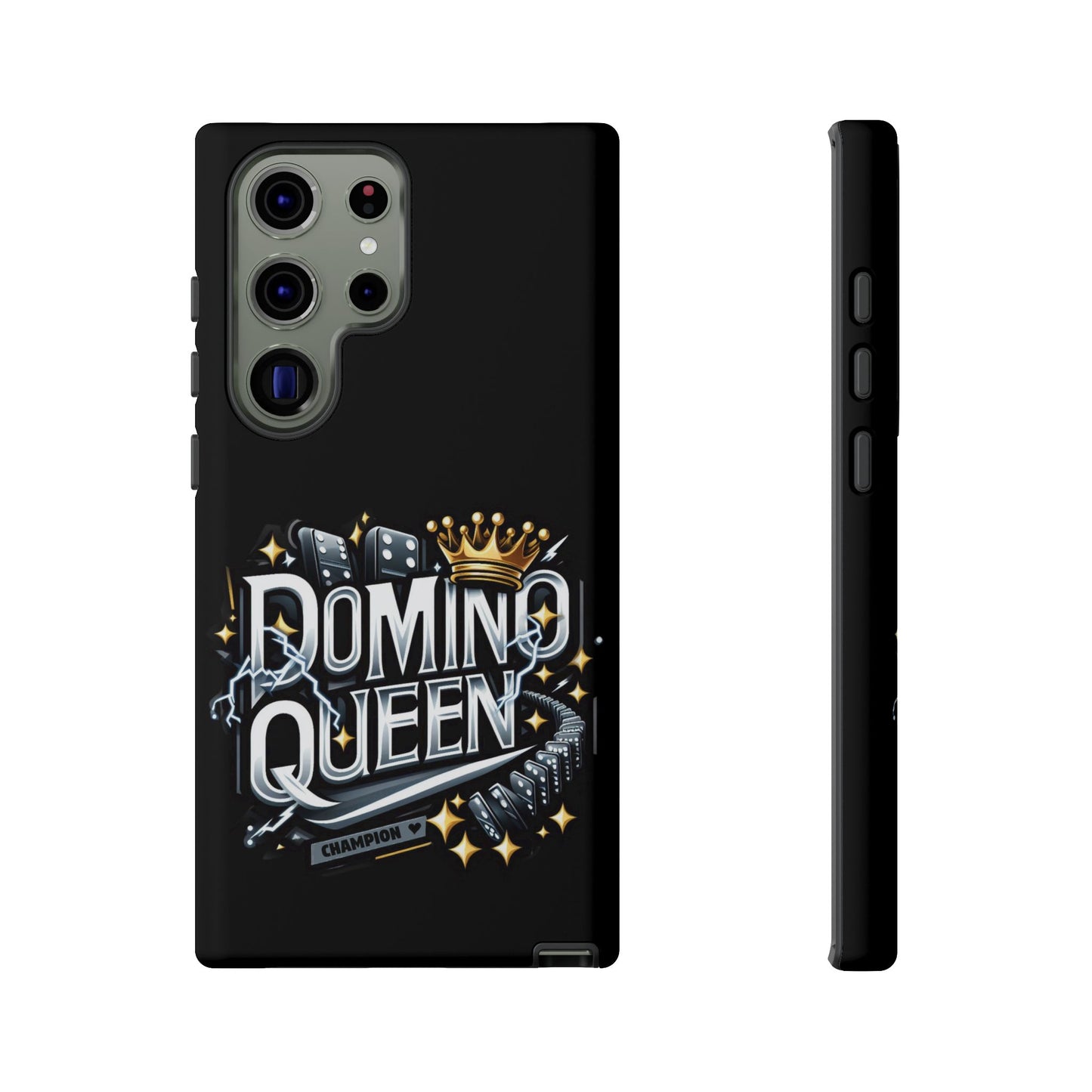 Domino Queen Tough Case For Samsung Galaxy - Dominoes Vibes Phone Case- Women Domino Players