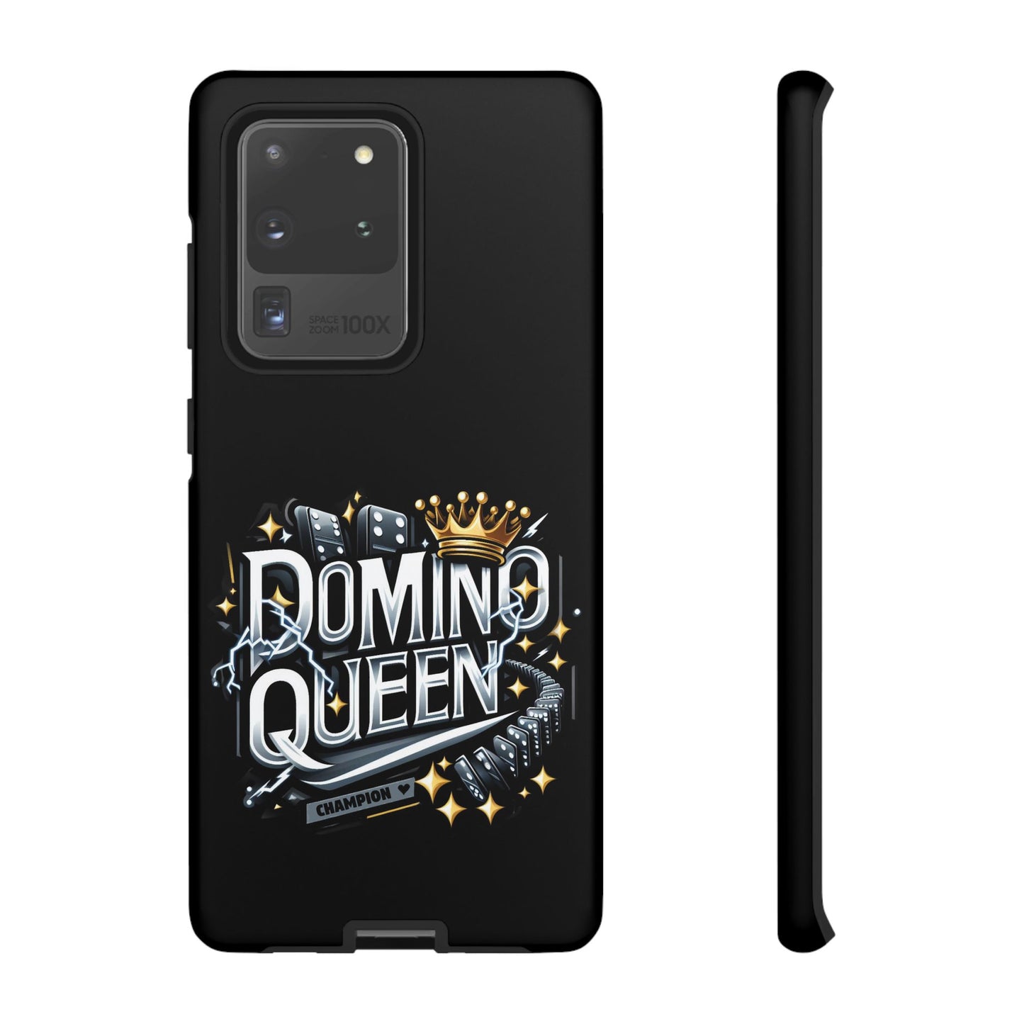 Domino Queen Tough Case For Samsung Galaxy - Dominoes Vibes Phone Case- Women Domino Players