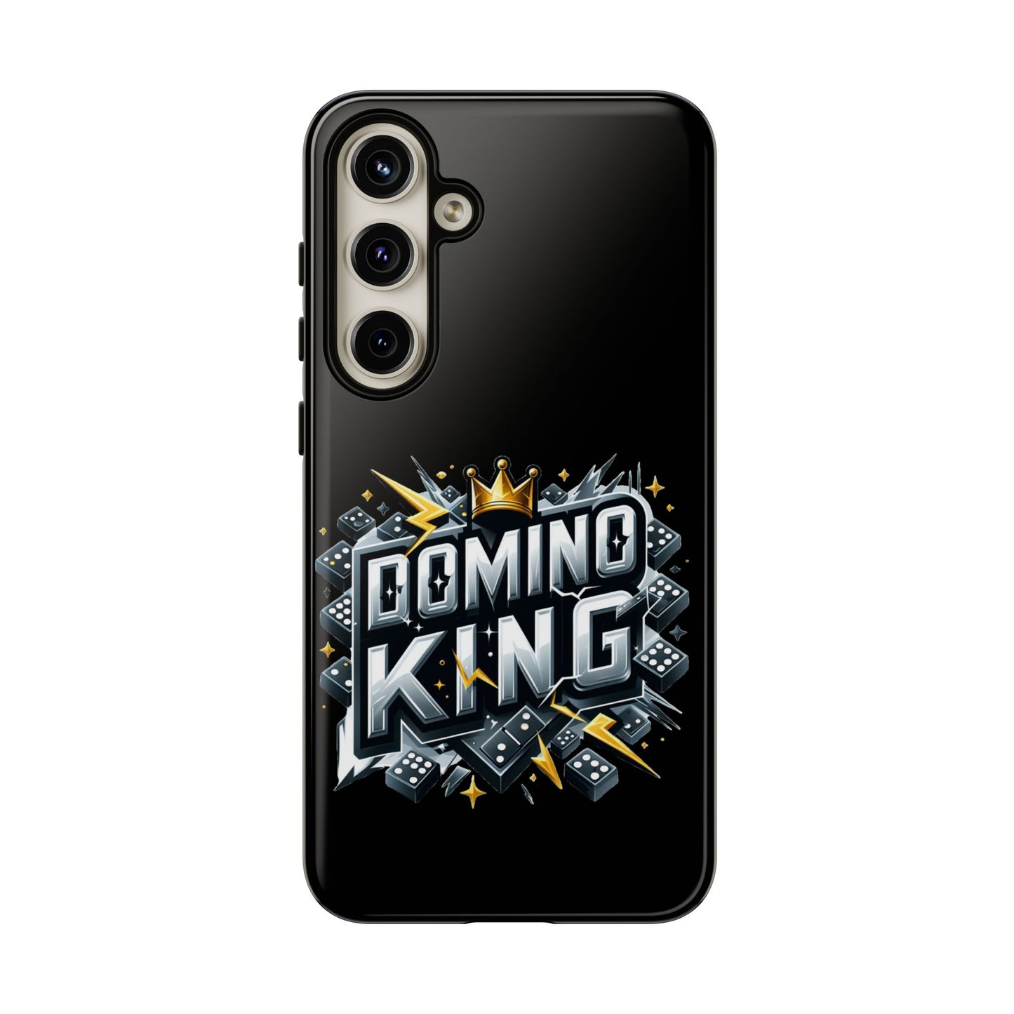 Domino King Tough Case For Samsung Galaxy - Dominoes Vibes Phone Case- Domino Players
