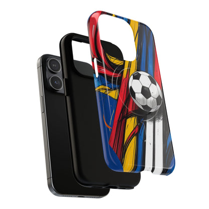 Tough Magnetic Case For iPhone Fun Soccer Ball Pattern Design for Soccer Lovers