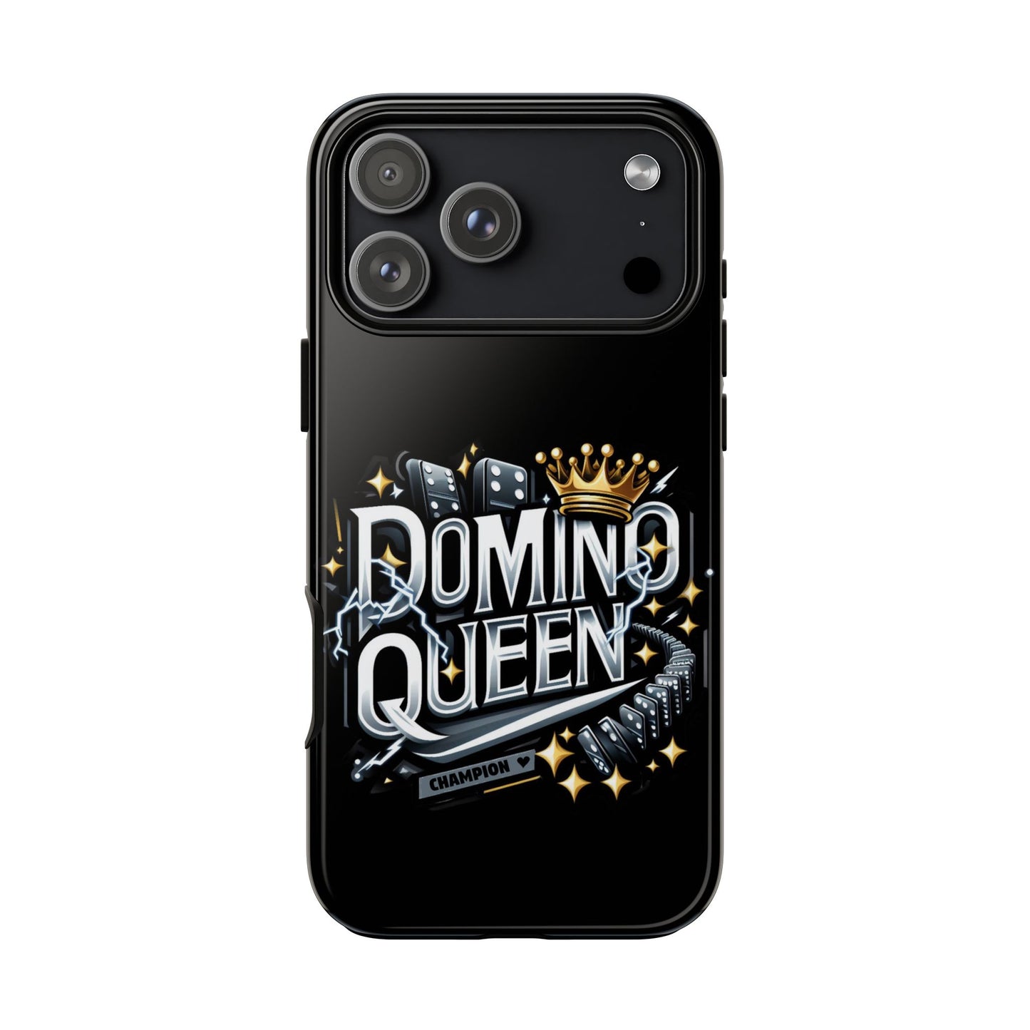 Domino Queen iPhone Tough Case - Dominoes Vibes Phone Case- Women Domino Players