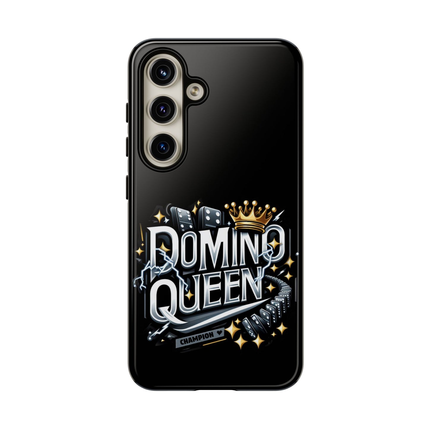 Domino Queen Tough Case For Samsung Galaxy - Dominoes Vibes Phone Case- Women Domino Players