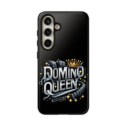 Domino Queen Tough Case For Samsung Galaxy - Dominoes Vibes Phone Case- Women Domino Players