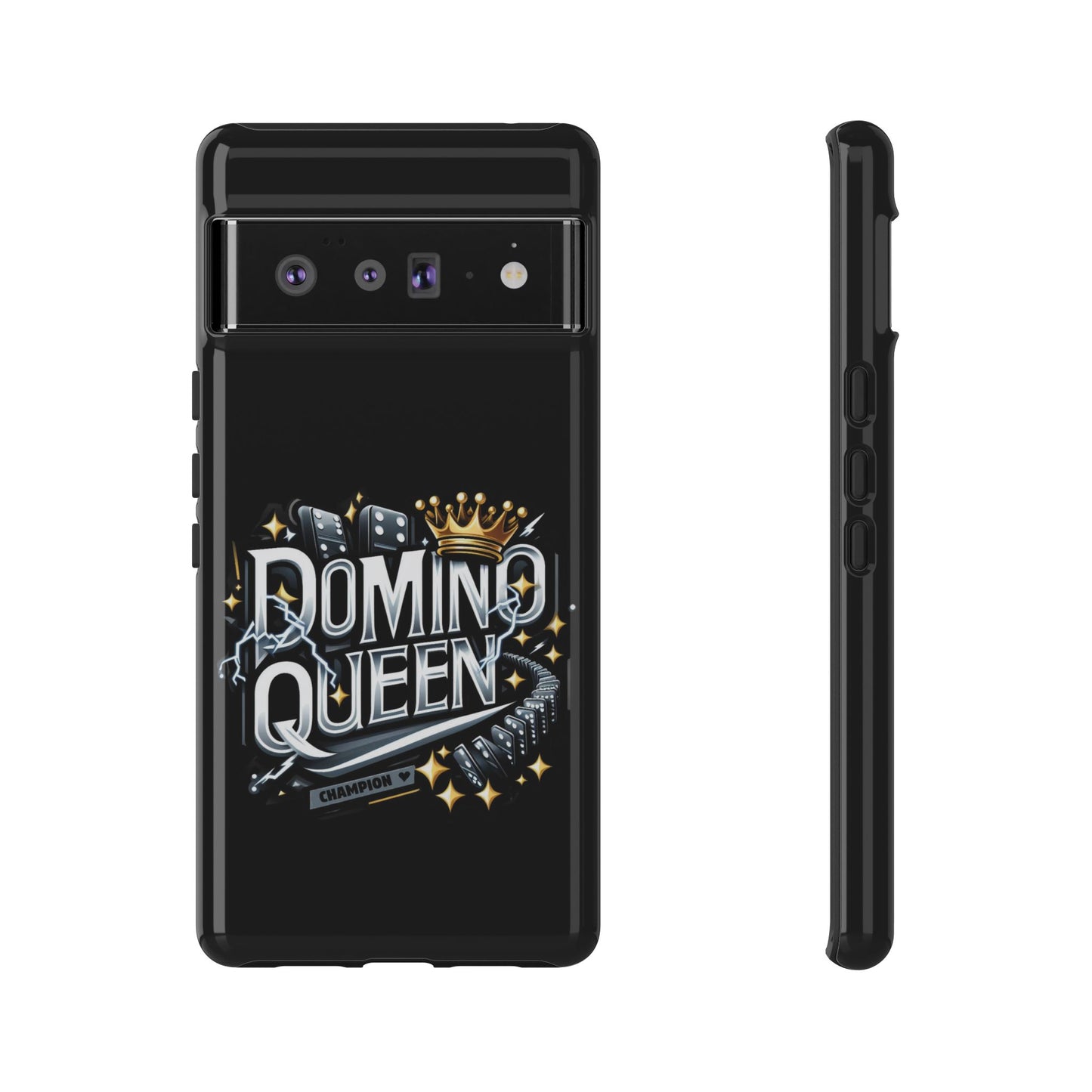 Domino Queen Tough Case For Google Pixel - Dominoes Vibes Phone Case- Women Domino Players