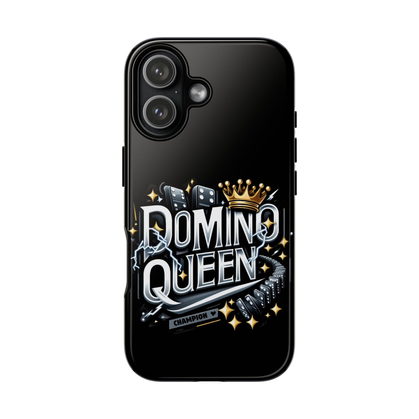 Domino Queen iPhone Tough Case - Dominoes Vibes Phone Case- Women Domino Players