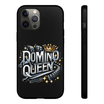 Domino Queen iPhone Tough Case - Dominoes Vibes Phone Case- Women Domino Players