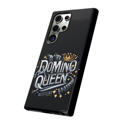 Domino Queen Tough Case For Samsung Galaxy - Dominoes Vibes Phone Case- Women Domino Players
