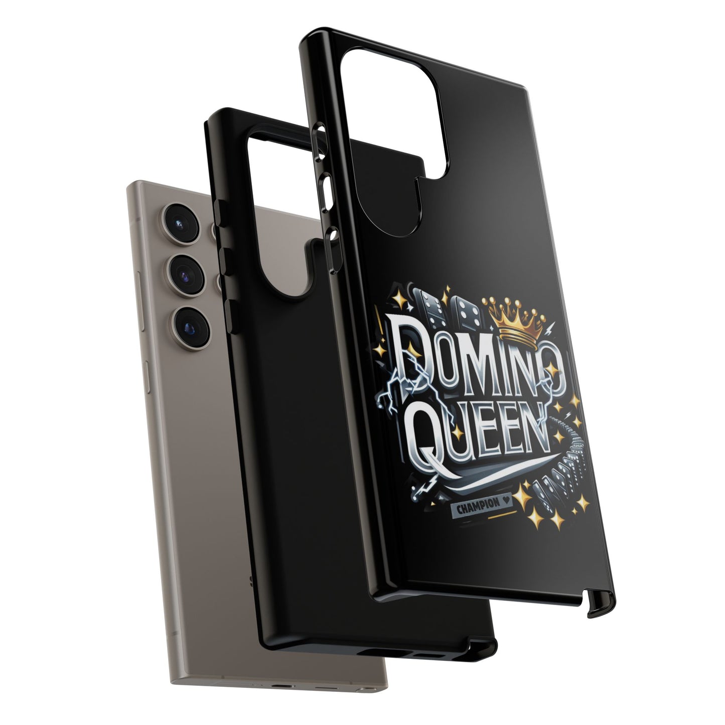 Domino Queen Tough Case For Samsung Galaxy - Dominoes Vibes Phone Case- Women Domino Players