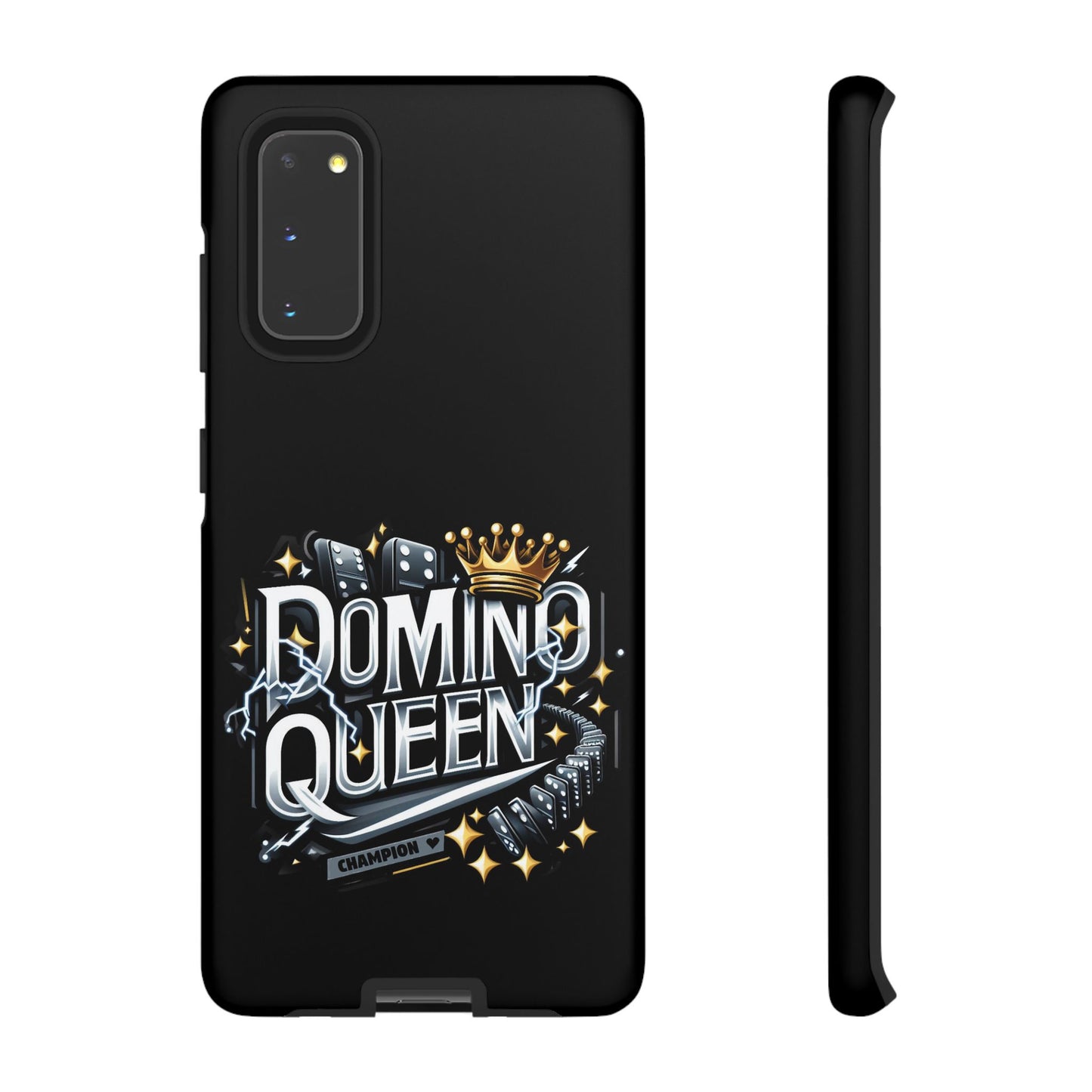 Domino Queen Tough Case For Samsung Galaxy - Dominoes Vibes Phone Case- Women Domino Players