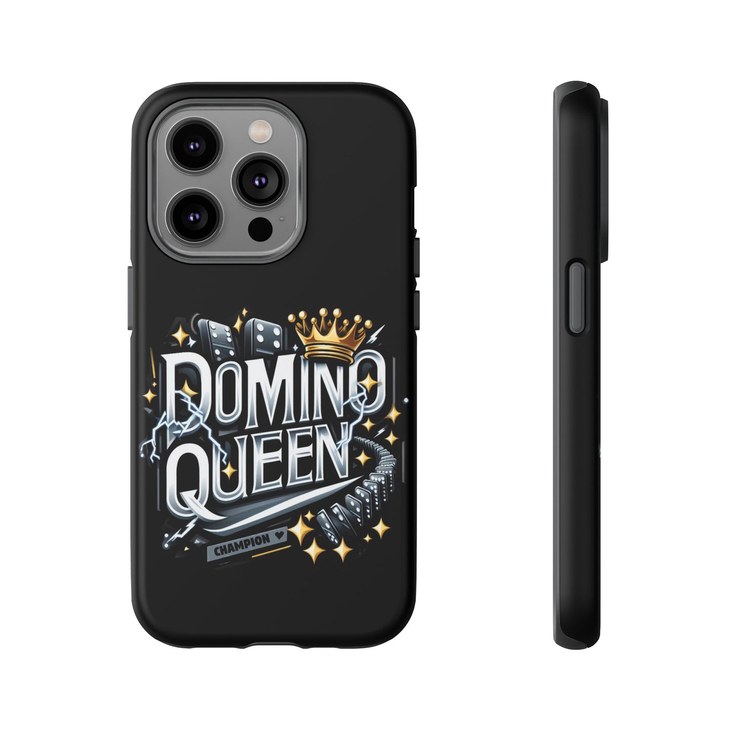 Domino Queen iPhone Tough Case - Dominoes Vibes Phone Case- Women Domino Players