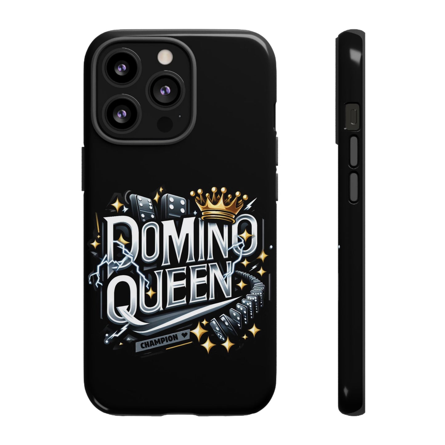 Domino Queen iPhone Tough Case - Dominoes Vibes Phone Case- Women Domino Players