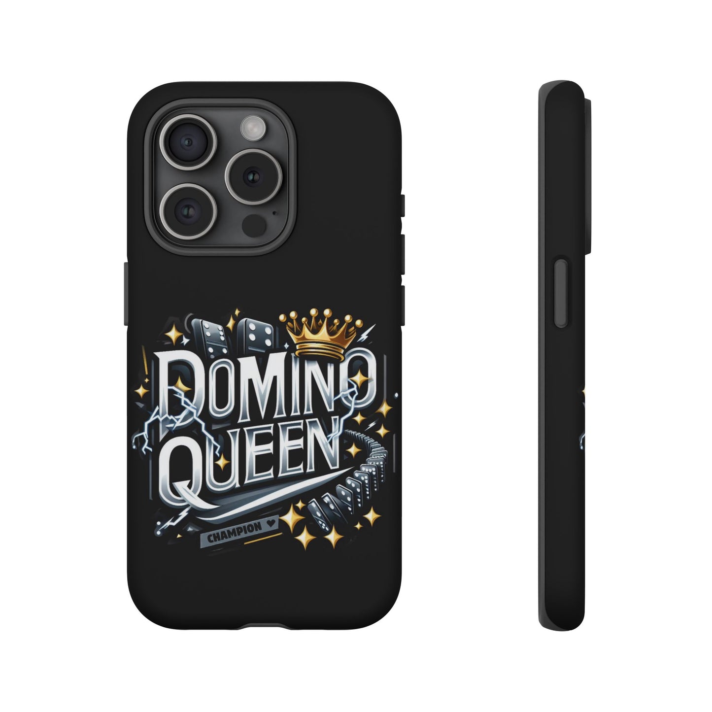 Domino Queen iPhone Tough Case - Dominoes Vibes Phone Case- Women Domino Players
