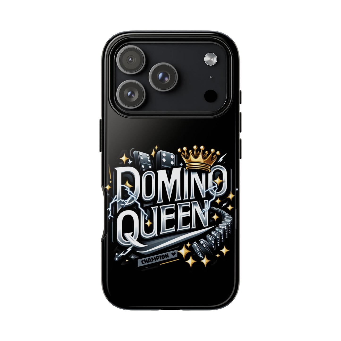 Domino Queen iPhone Tough Case - Dominoes Vibes Phone Case- Women Domino Players