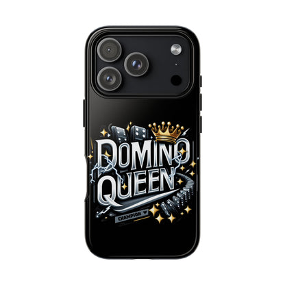 Domino Queen iPhone Tough Case - Dominoes Vibes Phone Case- Women Domino Players