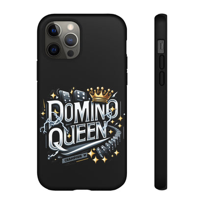 Domino Queen iPhone Tough Case - Dominoes Vibes Phone Case- Women Domino Players