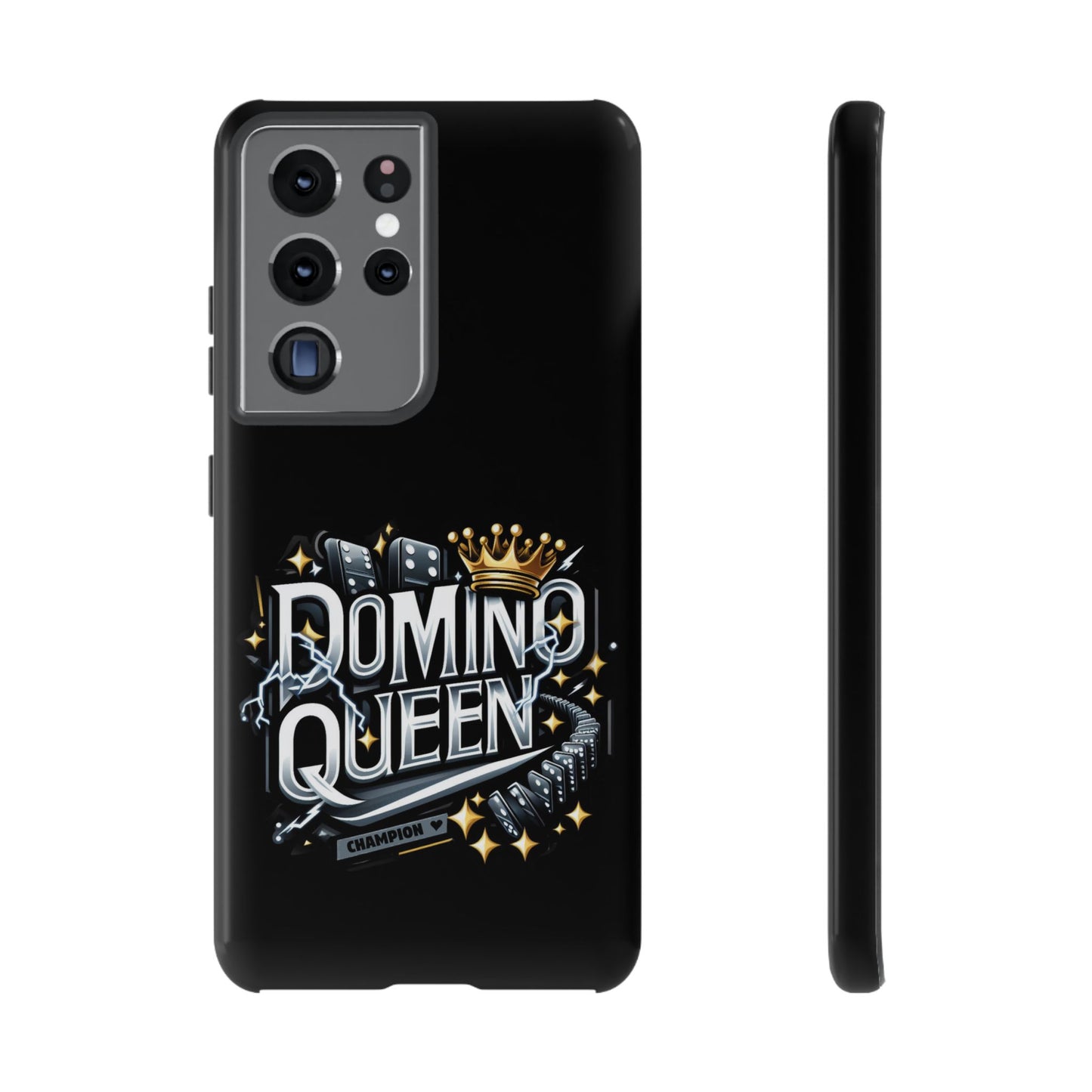 Domino Queen Tough Case For Samsung Galaxy - Dominoes Vibes Phone Case- Women Domino Players