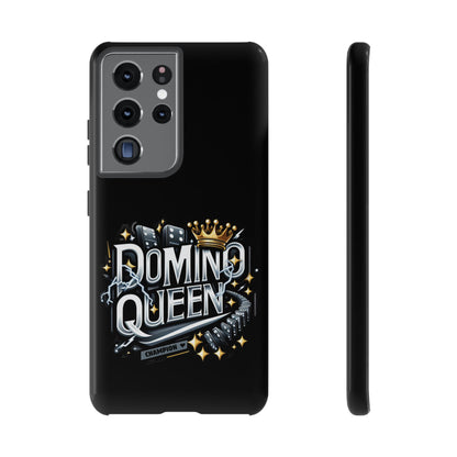 Domino Queen Tough Case For Samsung Galaxy - Dominoes Vibes Phone Case- Women Domino Players