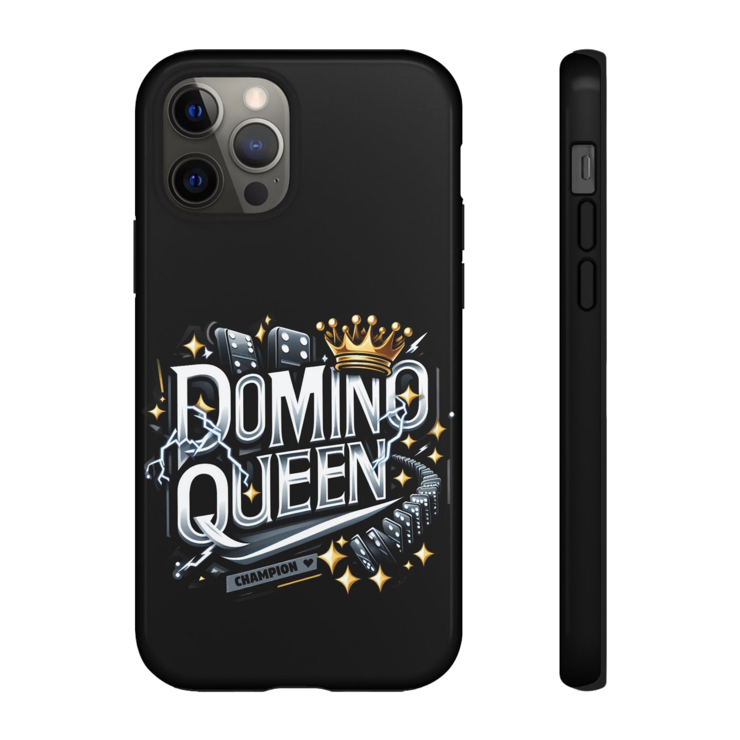 Domino Queen iPhone Tough Case - Dominoes Vibes Phone Case- Women Domino Players