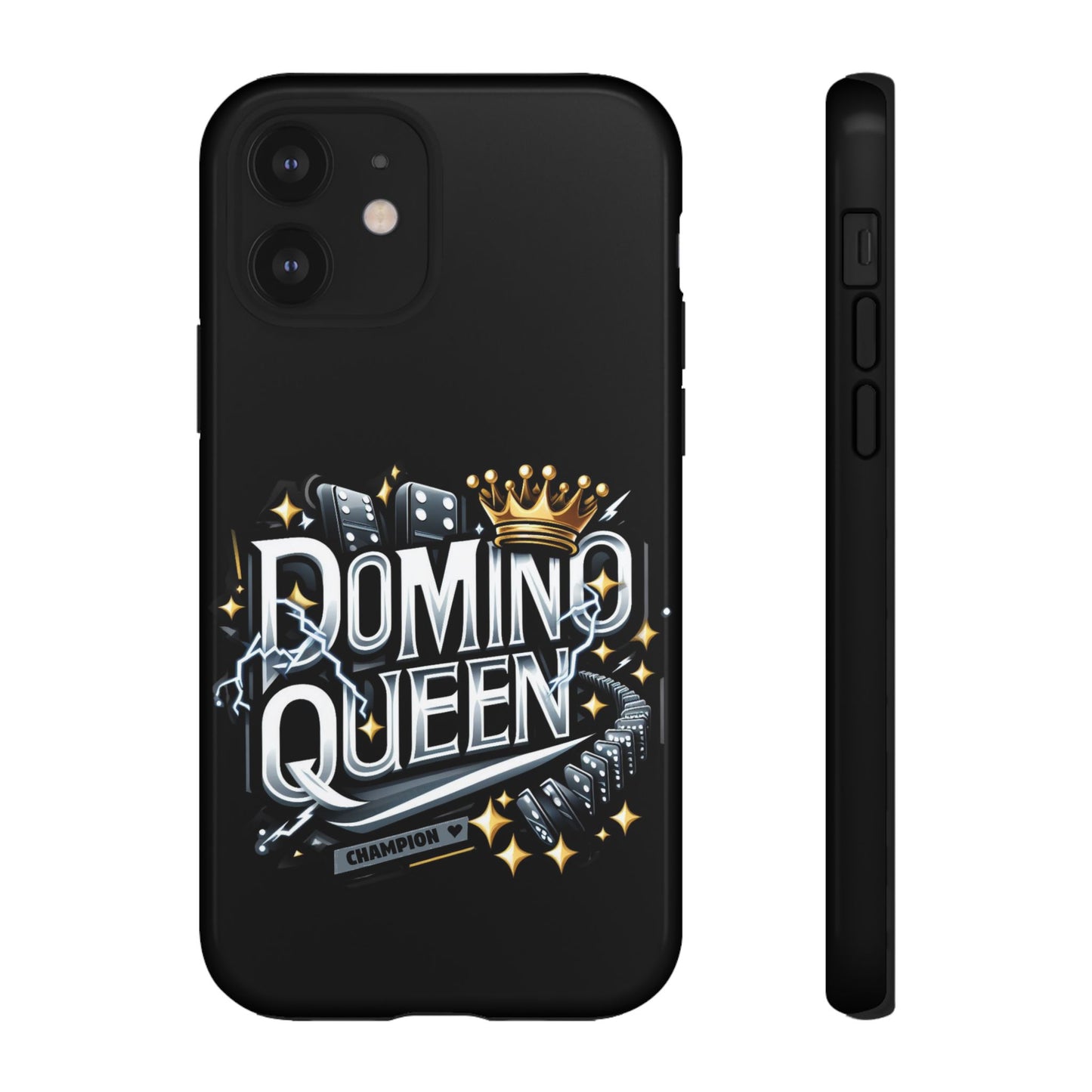 Domino Queen iPhone Tough Case - Dominoes Vibes Phone Case- Women Domino Players