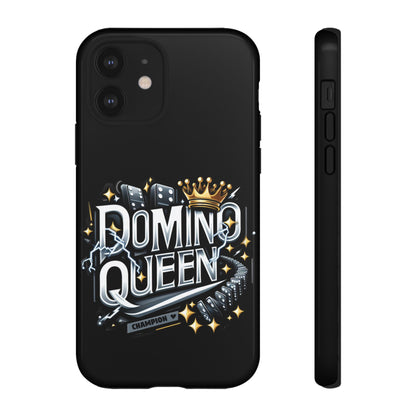 Domino Queen iPhone Tough Case - Dominoes Vibes Phone Case- Women Domino Players