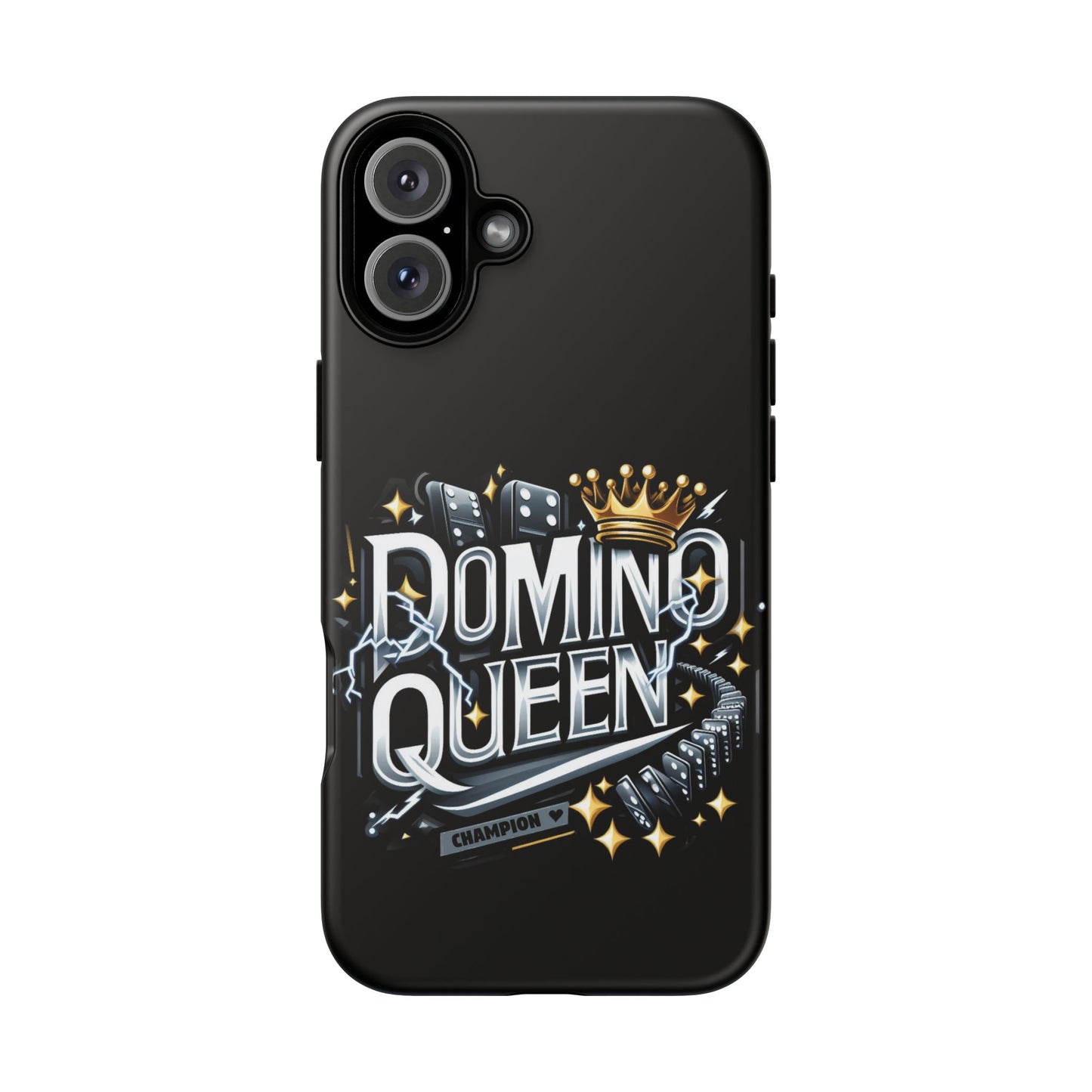 Domino Queen iPhone Tough Case - Dominoes Vibes Phone Case- Women Domino Players