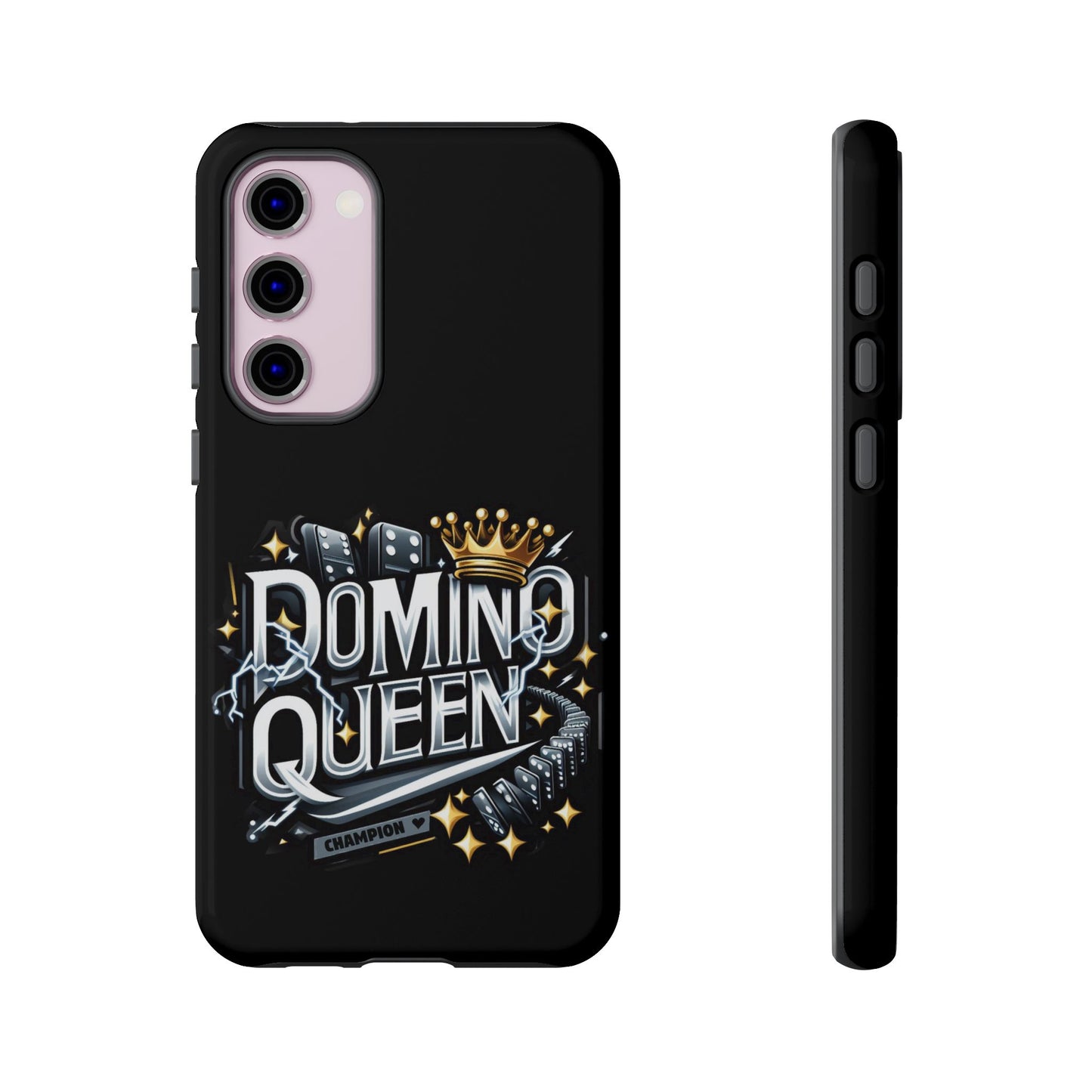 Domino Queen Tough Case For Samsung Galaxy - Dominoes Vibes Phone Case- Women Domino Players