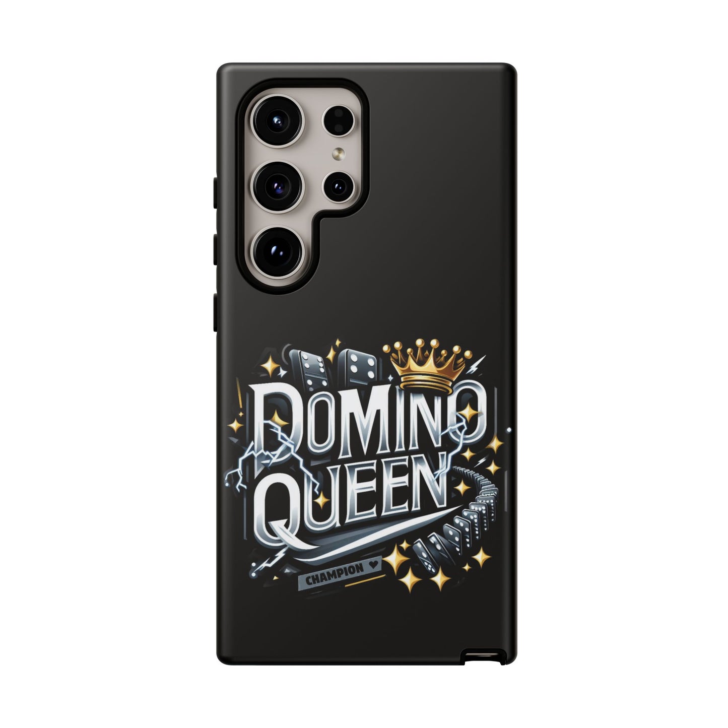 Domino Queen Tough Case For Samsung Galaxy - Dominoes Vibes Phone Case- Women Domino Players