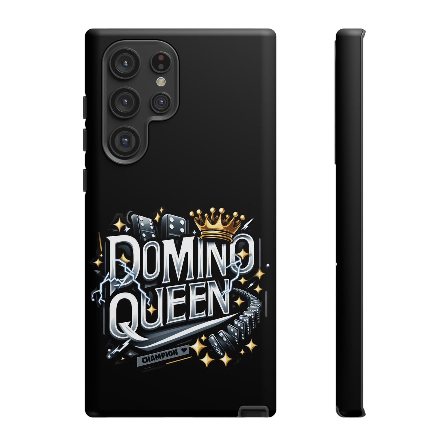 Domino Queen Tough Case For Samsung Galaxy - Dominoes Vibes Phone Case- Women Domino Players